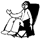 father sitting