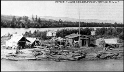 Tolavana fishing camp and site of trading post, post office, and telegraph station