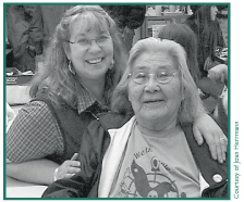 Barb Dalke and Katie John