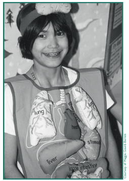 Lorna David at the Mentasta Health Fair. 