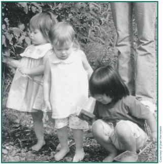 Sarah Martin, Saphire David and Kael Adams of Mentasta.