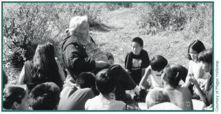 Katie John talks to Mentasta youth about respecting the old ways and respecting themselves.