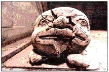 The face on the Woodwrom Feast Dish