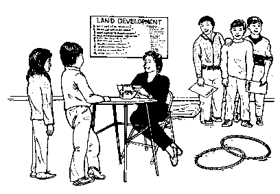 teacher and students