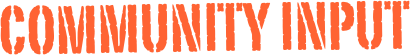 community input