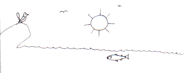 Raven and the King Salmon 