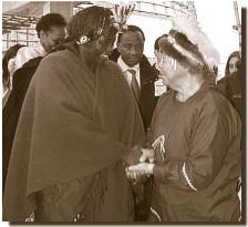 Sandra Kozevnikoff welcomes Wangari Matthai