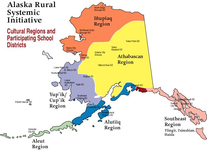AKRSI Regions & Participating School Districts