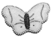 beaded butterfly