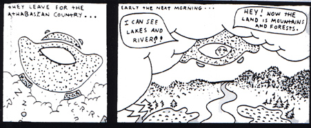 leave for Athabascan country