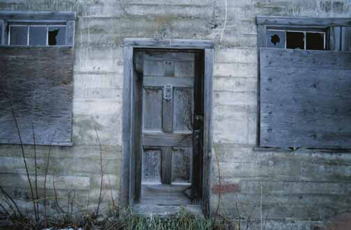 The front door of the Whale House