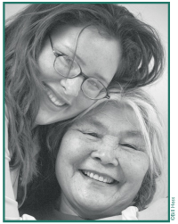 Marilynn Beeter and Lena Charley.