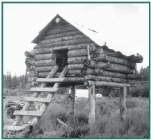 Log cache at Batzulnetas.