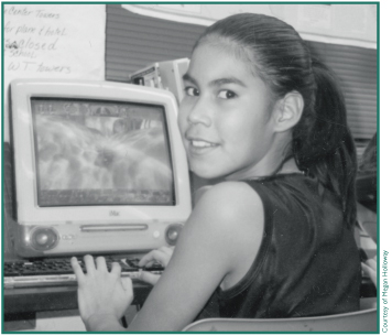 Mentasta student, Dawn Marie Rice.