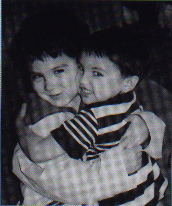 Grandsons Mitchell Boord and Alec Duncan