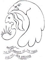 Raven, Old Woman, Sea Urchin