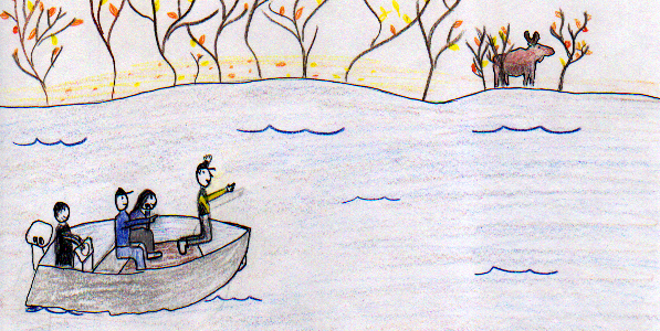 Garrett's Successful Catch