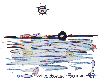 The Sea is so Beautiful. 