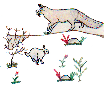 "How The Fox Got His Fluffy Tail" 