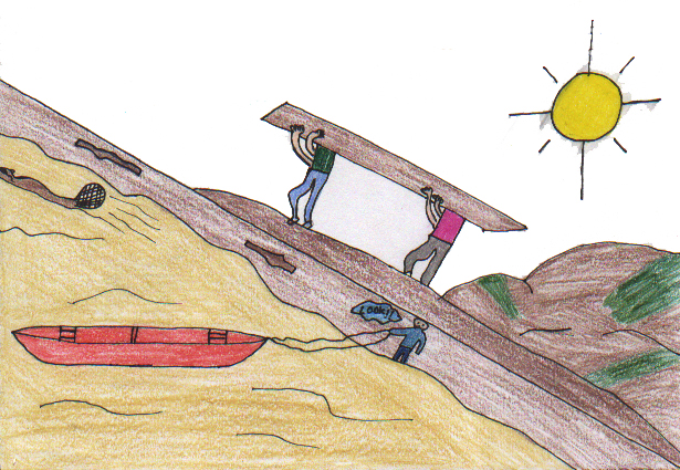 Early Morning Mischief in a Canoe 