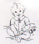 7- Babies can finally sit up without support.