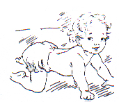 8- Once babies can crawl