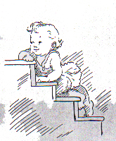 11- Stairs are both challenging and fun.