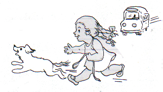 Toddlers are not sufficiently aware of the dangers of traffic.