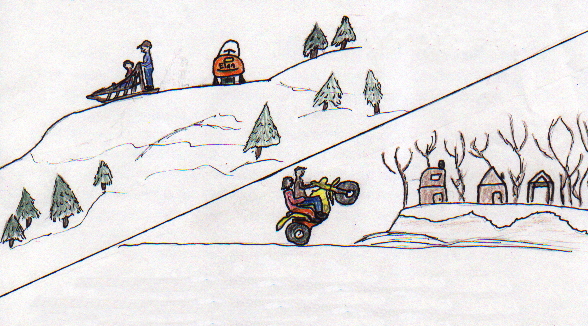 A Fun Slide and A Big Wheelie