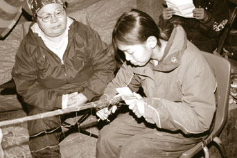 Madeline Williams is teaching Angela